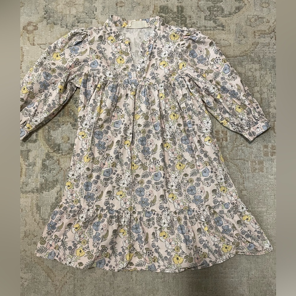 EUC! BEVERLY DR by TUCKERNUCK floral cotton dress. Size 8.